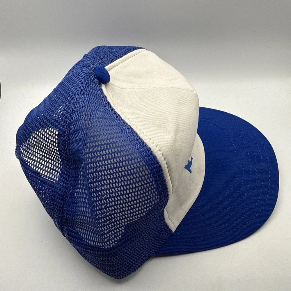 Vintage Fly With RAPCO SnapBack Baseball Cap Blue Trucker Hat